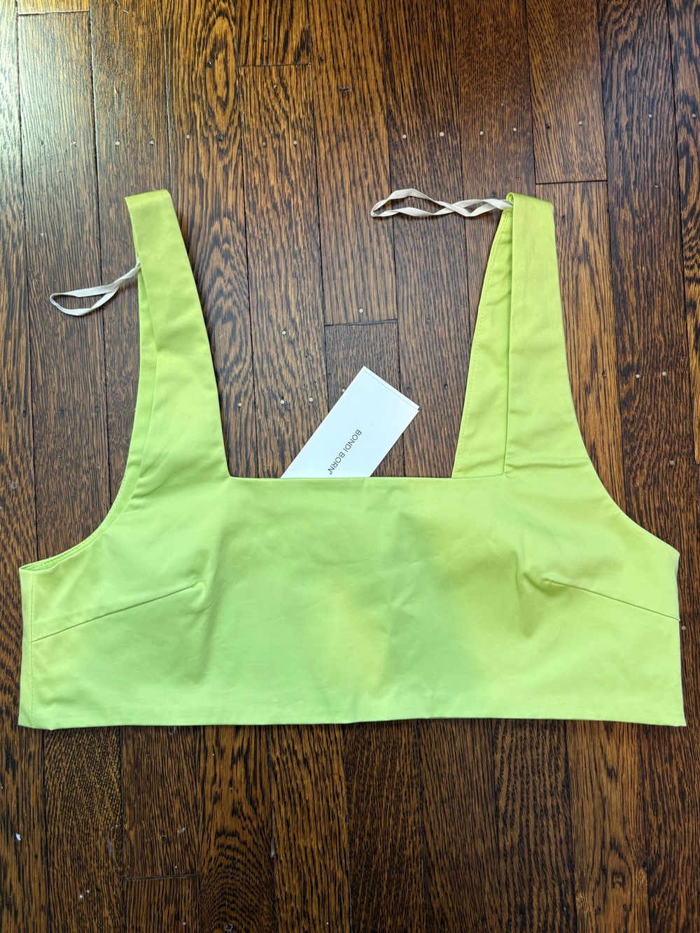 Bondi Born Cayman Top In Wild Lime NWT